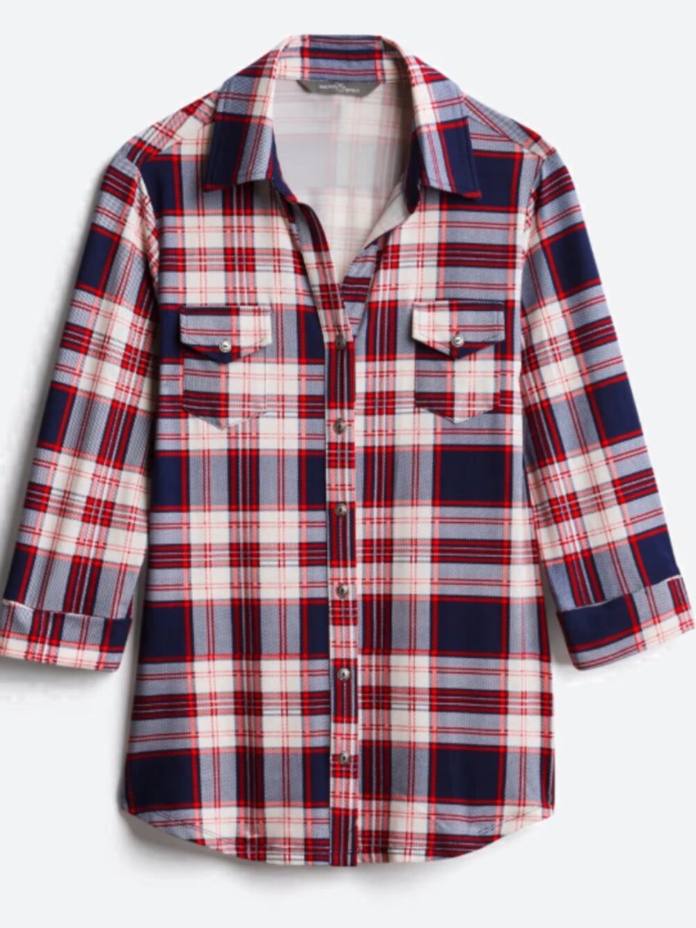 Market & Spruce Perrina Button Down Knit Top